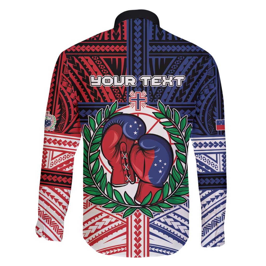 Personalised Samoa Boxing Family Matching Puletasi and Hawaiian Shirt Samoan Boxer Funny Style DT05 - Polynesian Pride