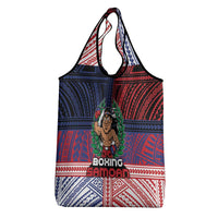 Samoa Boxing Grocery Bag Samoan Boxer Funny Style DT05 - Polynesian Pride