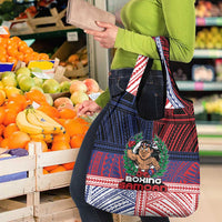 Samoa Boxing Grocery Bag Samoan Boxer Funny Style DT05 - Polynesian Pride