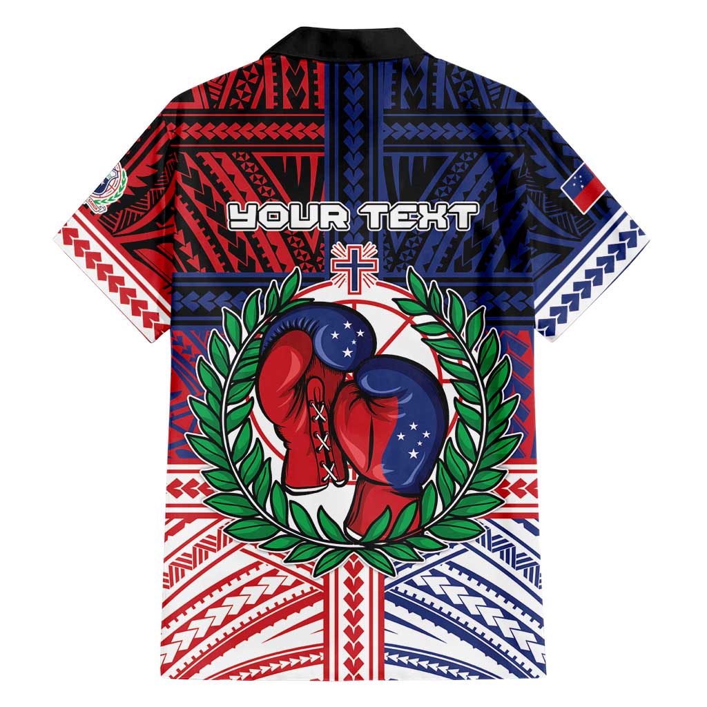 Personalised Samoa Boxing Hawaiian Shirt Samoan Boxer Funny Style - Polynesian Pride