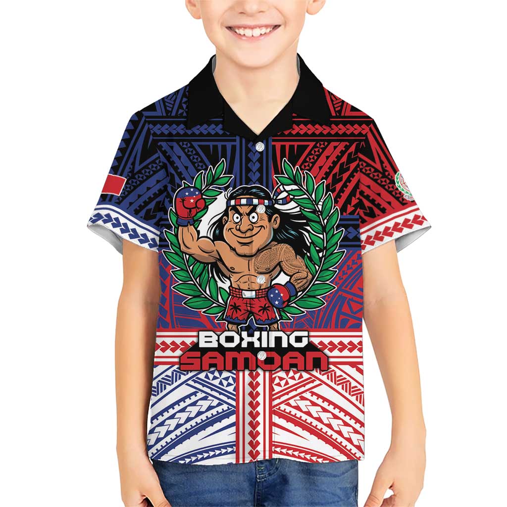 Personalised Samoa Boxing Hawaiian Shirt Samoan Boxer Funny Style - Polynesian Pride