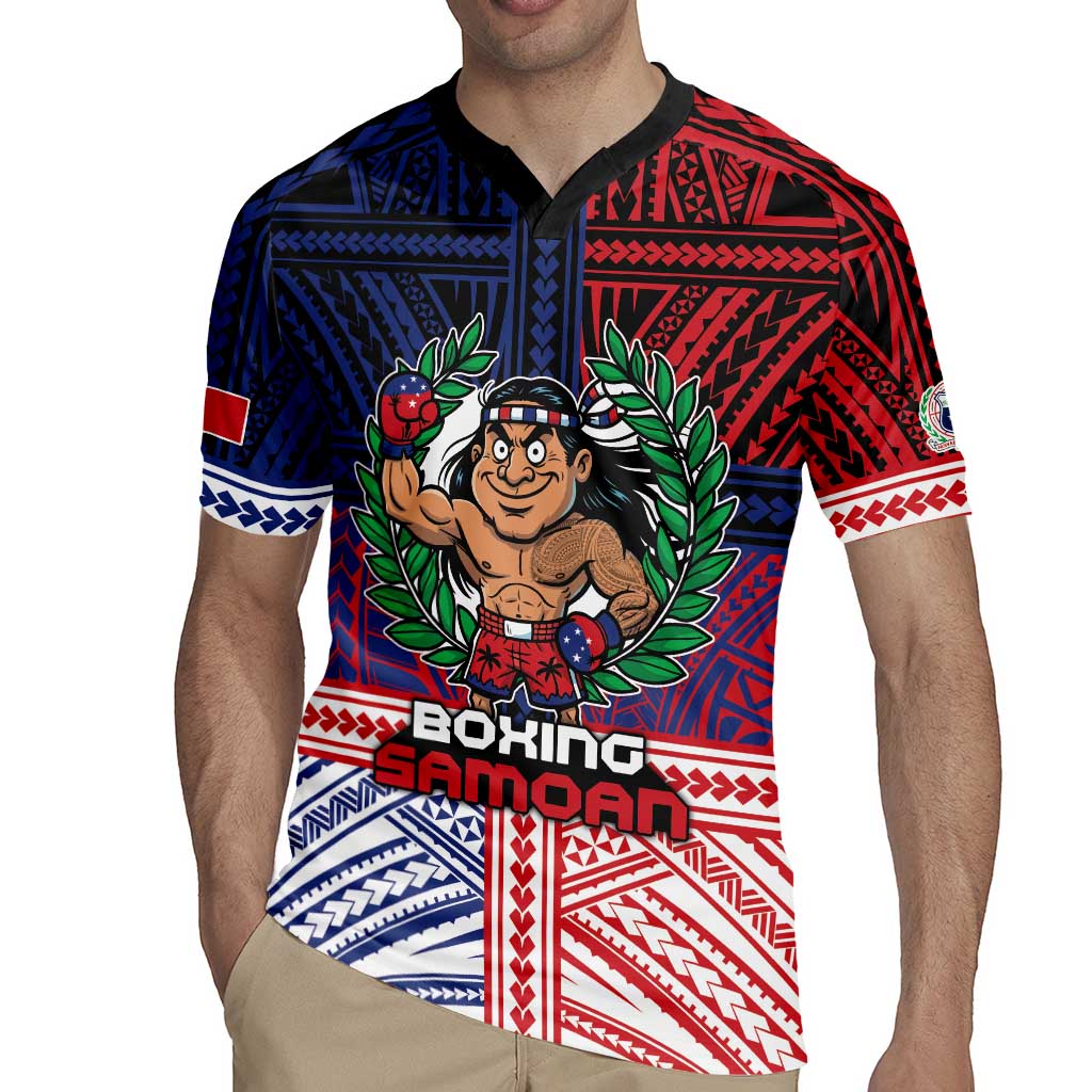 Personalised Samoa Boxing Rugby Jersey Samoan Boxer Funny Style DT05 - Polynesian Pride