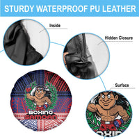 Samoa Boxing Spare Tire Cover Samoan Boxer Funny Style DT05 - Polynesian Pride