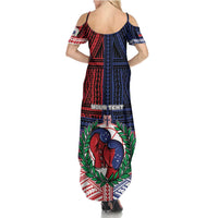 Personalised Samoa Boxing Summer Maxi Dress Samoan Boxer Funny Style DT05 - Polynesian Pride