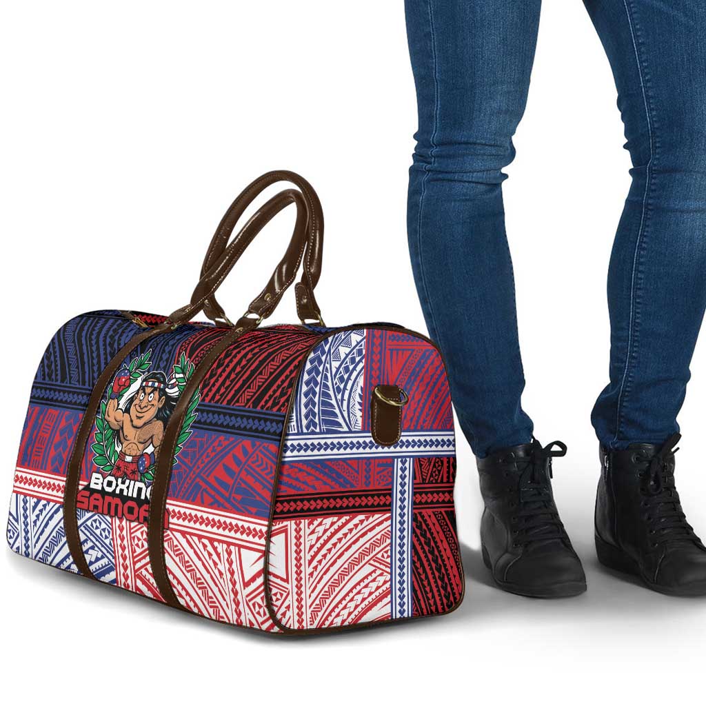 Samoa Boxing Travel Bag Samoan Boxer Funny Style DT05 - Polynesian Pride