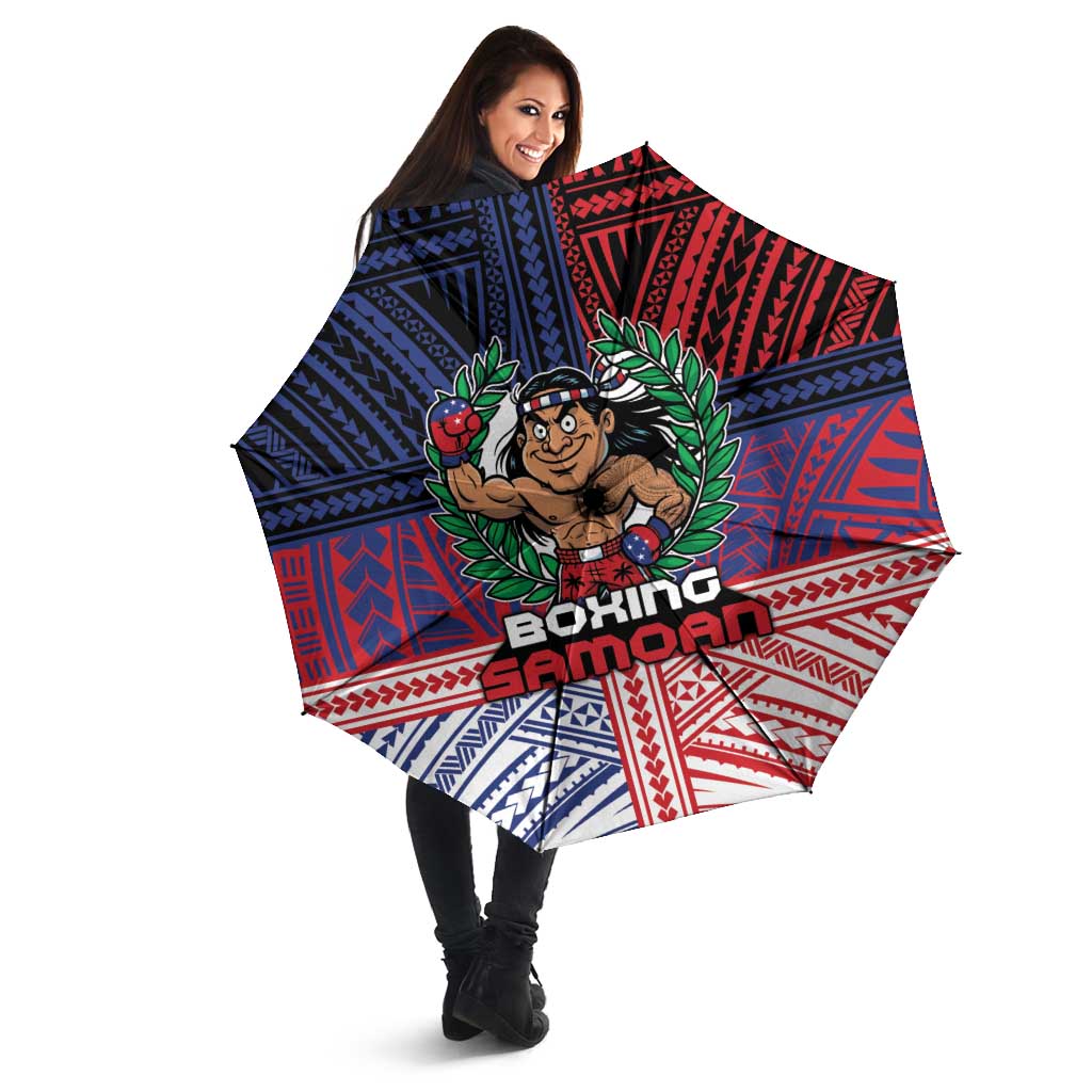 Samoa Boxing Umbrella Samoan Boxer Funny Style DT05 - Polynesian Pride