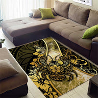 Niue Area Rug Niuean Crab Waves Style DT05 - Polynesian Pride