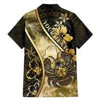 Personalised Niue Family Matching Tank Maxi Dress and Hawaiian Shirt Niuean Crab Waves Style