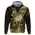 Personalised Niue Hoodie Niuean Crab Waves Style