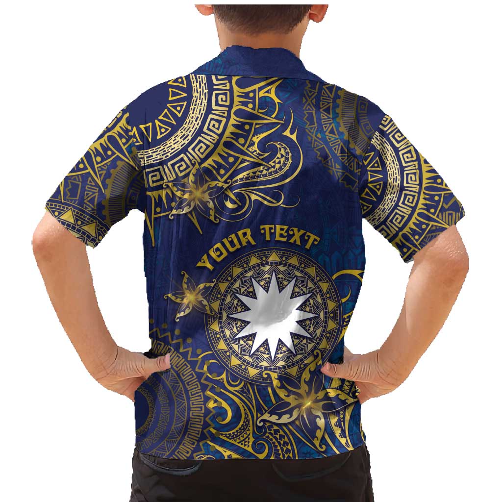 Personalised Nauru Family Matching Mermaid Dress and Hawaiian Shirt Hibiscus Polynesian Tribal Pattern DT05 - Polynesian Pride