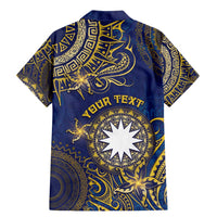 Personalised Nauru Family Matching Mermaid Dress and Hawaiian Shirt Hibiscus Polynesian Tribal Pattern DT05 - Polynesian Pride