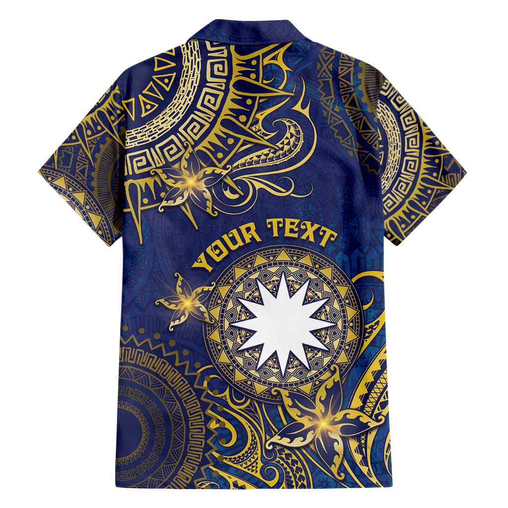 Personalised Nauru Family Matching Summer Maxi Dress and Hawaiian Shirt Hibiscus Polynesian Tribal Pattern DT05 - Polynesian Pride