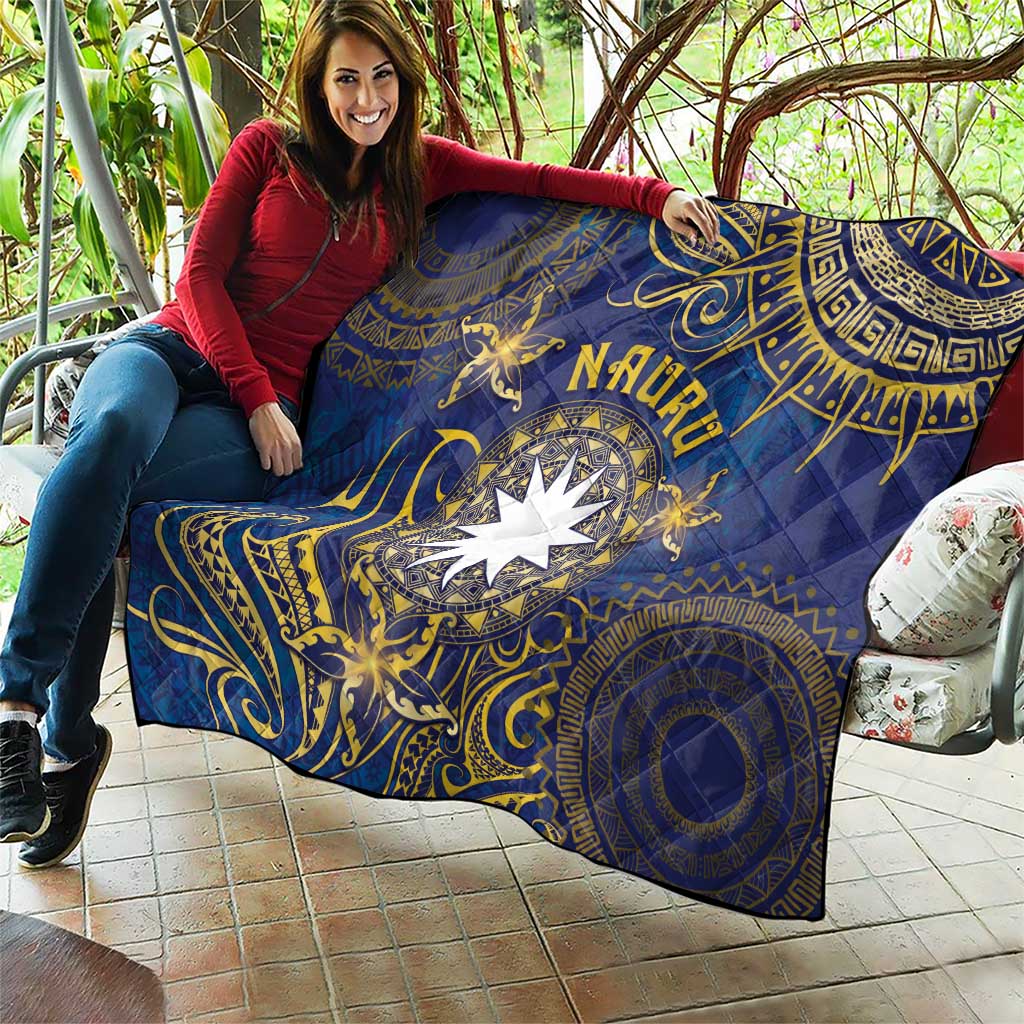 Nauru Quilt Hibiscus Polynesian Tribal Pattern