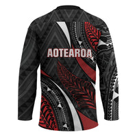 Aotearoa New Zealand Native Birds Map Hockey Jersey Silver Fern Tribal Pattern DT05 - Polynesian Pride