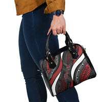 Aotearoa New Zealand Native Birds Map Shoulder Handbag Silver Fern Tribal Pattern DT05 - Polynesian Pride