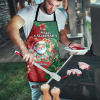 Hawaii Christmas Apron Mele Kalikimaka Funny Hawaiian Santa - Polynesian Pride