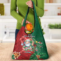 Hawaii Christmas Grocery Bag Mele Kalikimaka Funny Hawaiian Santa - Polynesian Pride