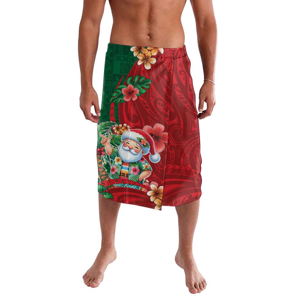 Hawaii Christmas Lavalava Mele Kalikimaka Funny Hawaiian Santa - Polynesian Pride