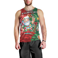 Hawaii Christmas Men Tank Top Mele Kalikimaka Funny Hawaiian Santa - Polynesian Pride