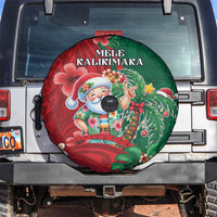 Hawaii Christmas Spare Tire Cover Mele Kalikimaka Funny Hawaiian Santa - Polynesian Pride