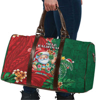 Hawaii Christmas Travel Bag Mele Kalikimaka Funny Hawaiian Santa - Polynesian Pride