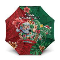 Hawaii Christmas Umbrella Mele Kalikimaka Funny Hawaiian Santa - Polynesian Pride