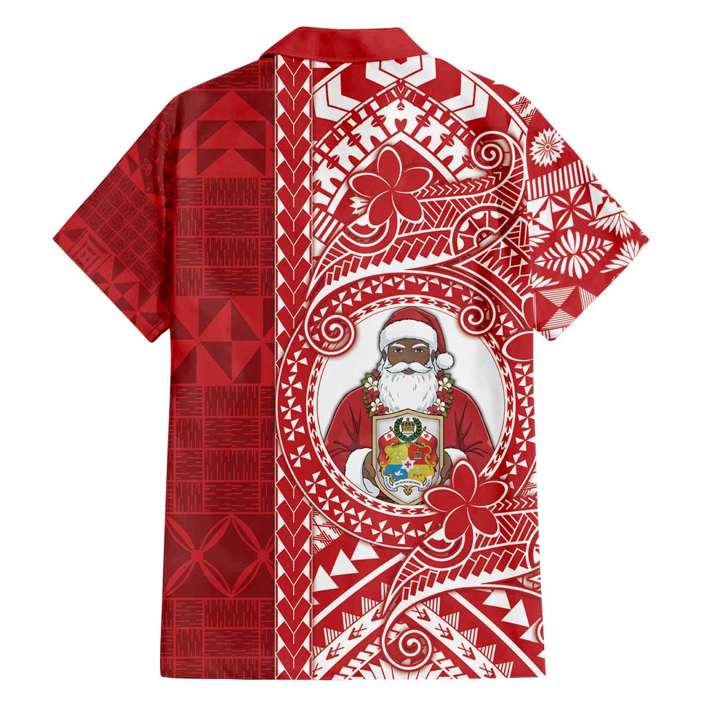 Tonga Christmas Family Matching Off Shoulder Short Dress and Hawaiian Shirt Kilisimasi Fiefia - Polynesian Pride