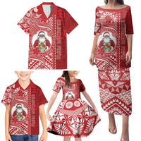 Tonga Christmas Family Matching Puletasi and Hawaiian Shirt Kilisimasi Fiefia - Polynesian Pride