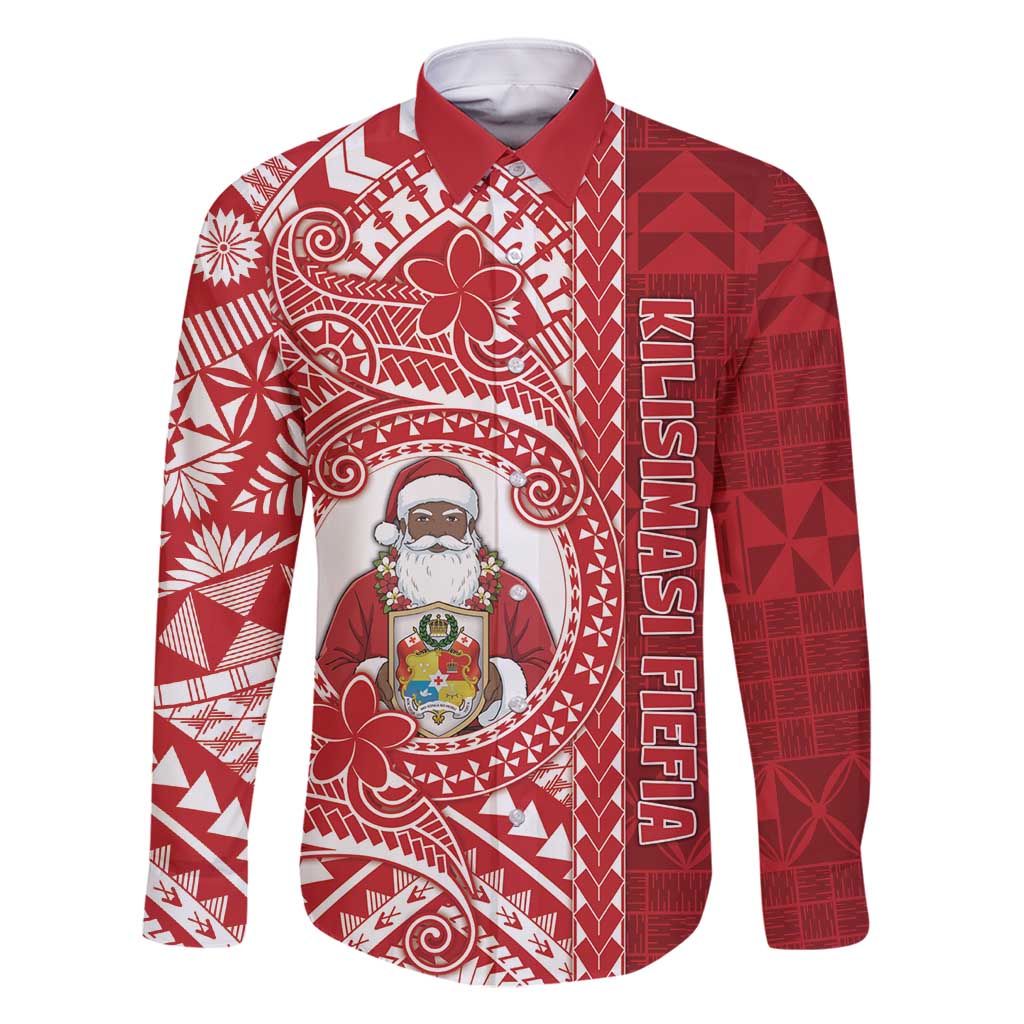 Tonga Christmas Family Matching Summer Maxi Dress and Hawaiian Shirt Kilisimasi Fiefia - Polynesian Pride