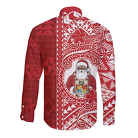 Tonga Christmas Long Sleeve Button Shirt Kilisimasi Fiefia - Polynesian Pride