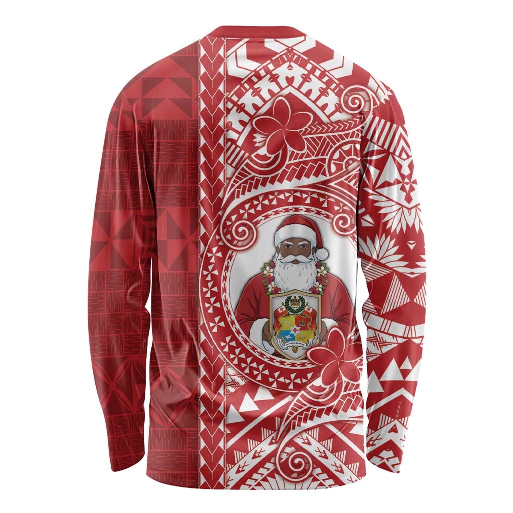 Tonga Christmas Long Sleeve Shirt Kilisimasi Fiefia - Polynesian Pride