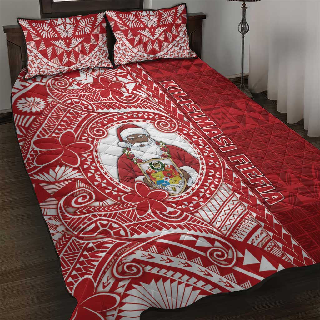 Tonga Christmas Quilt Bed Set Kilisimasi Fiefia - Polynesian Pride