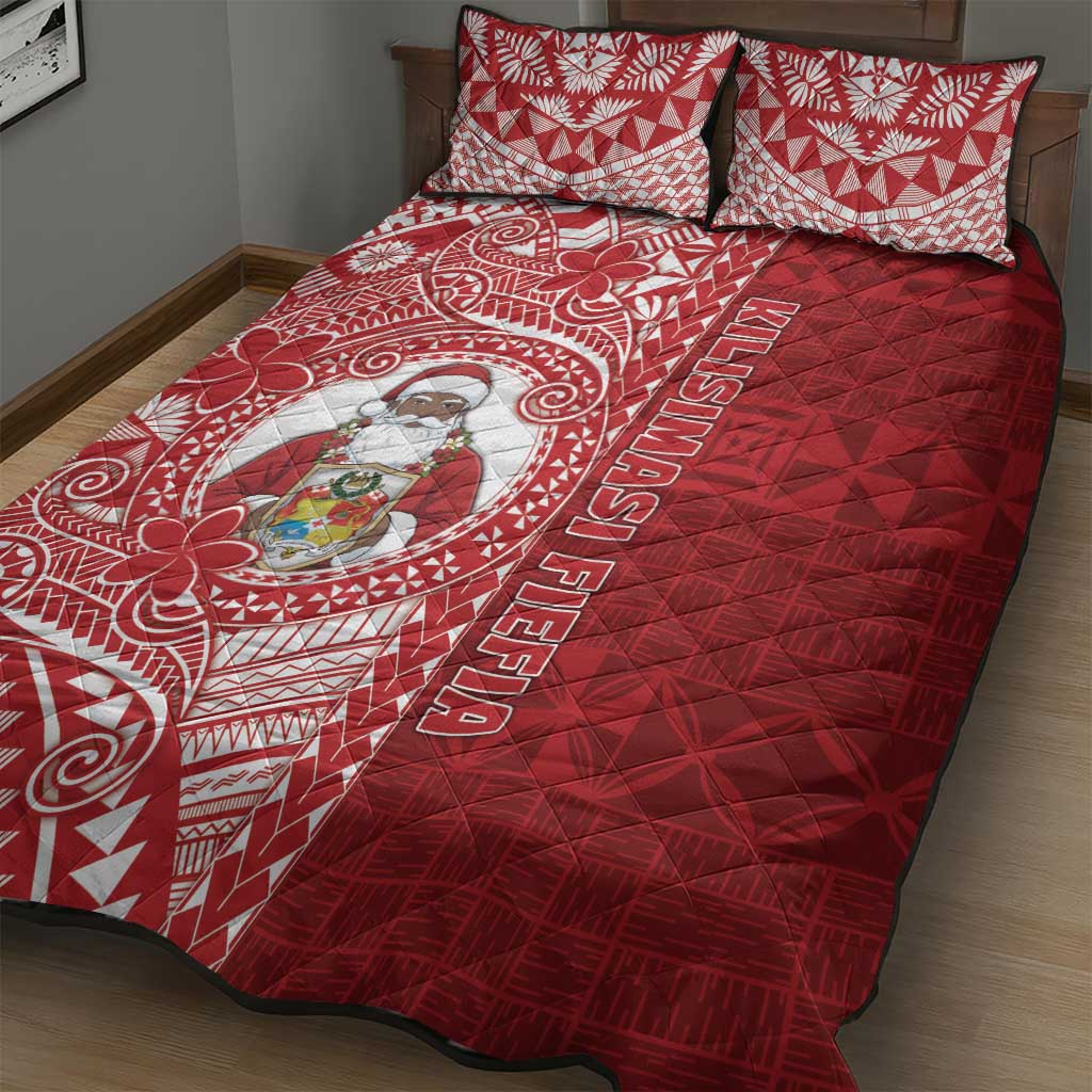 Tonga Christmas Quilt Bed Set Kilisimasi Fiefia - Polynesian Pride