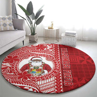 Tonga Christmas Round Carpet Kilisimasi Fiefia - Polynesian Pride