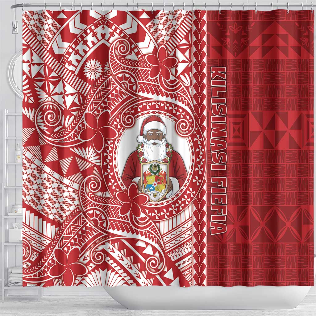 Tonga Christmas Shower Curtain Kilisimasi Fiefia - Polynesian Pride