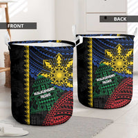 Philippines Christmas Laundry Basket Xmas Tree Filipino Tribal Patterns DT05 - Polynesian Pride