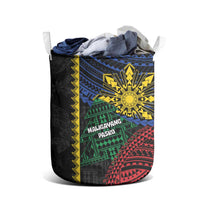 Philippines Christmas Laundry Basket Xmas Tree Filipino Tribal Patterns DT05 - Polynesian Pride
