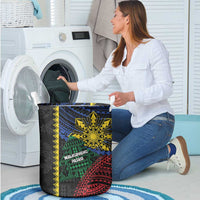 Philippines Christmas Laundry Basket Xmas Tree Filipino Tribal Patterns DT05 - Polynesian Pride