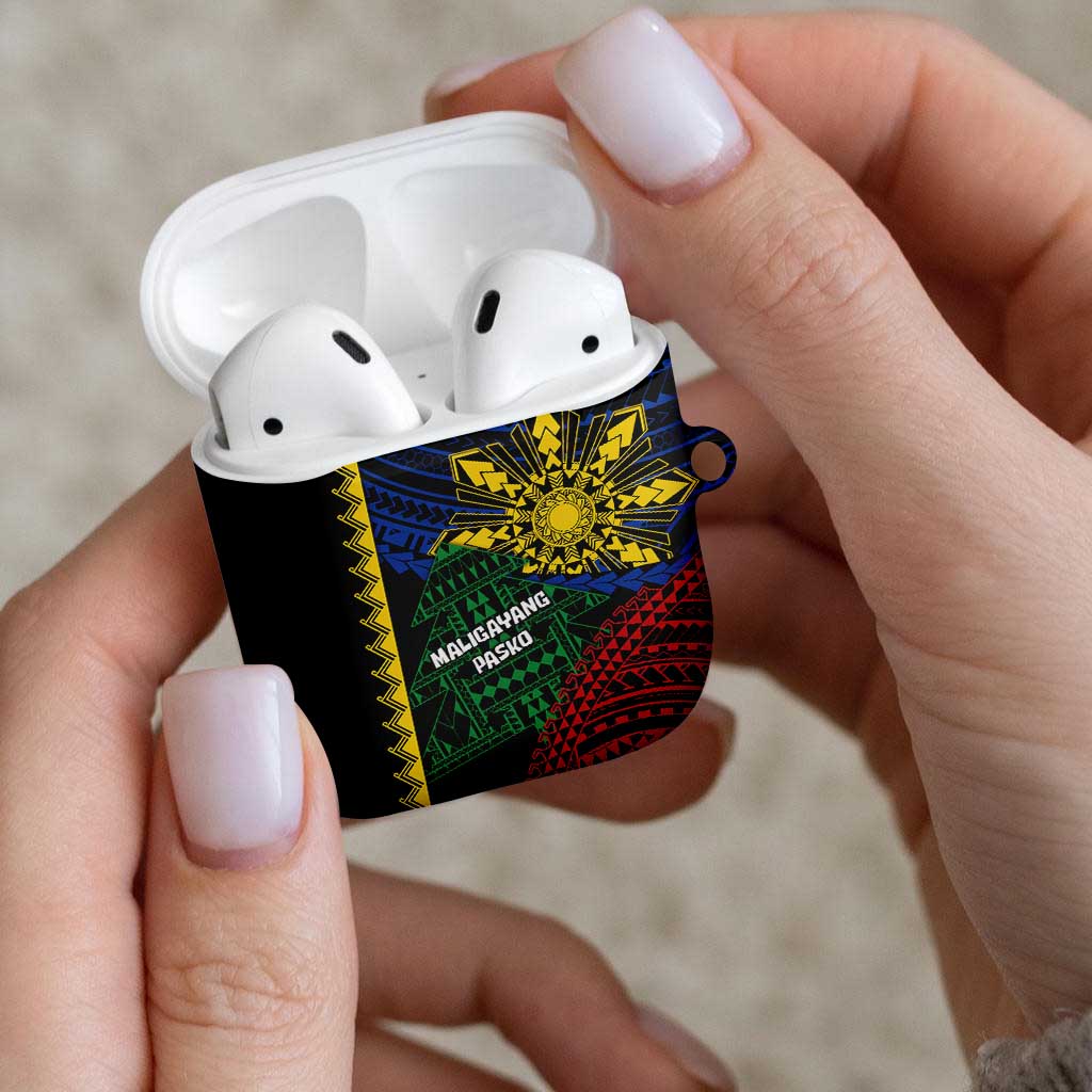 Philippines Christmas AirPods Case Xmas Tree Filipino Tribal Patterns DT05 - Polynesian Pride