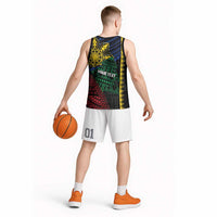 Personalised Philippines Christmas Basketball Jersey Xmas Tree Filipino Tribal Patterns DT05 - Polynesian Pride