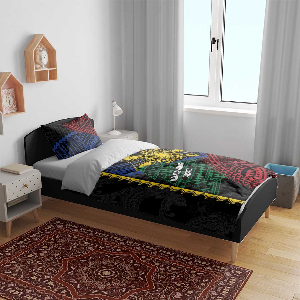 Philippines Christmas Bedding Set Xmas Tree Filipino Tribal Patterns DT05 - Polynesian Pride