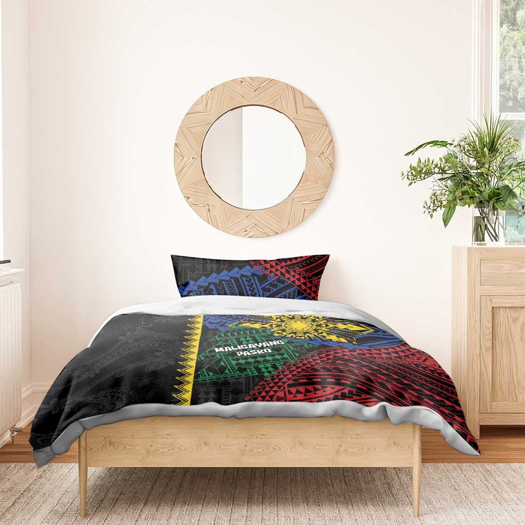 Philippines Christmas Bedding Set Xmas Tree Filipino Tribal Patterns DT05 - Polynesian Pride