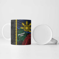 Personalised Philippines Christmas Ceramic Mug Xmas Tree Filipino Tribal Patterns DT05 - Polynesian Pride