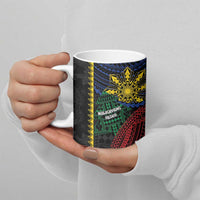 Personalised Philippines Christmas Ceramic Mug Xmas Tree Filipino Tribal Patterns DT05 - Polynesian Pride
