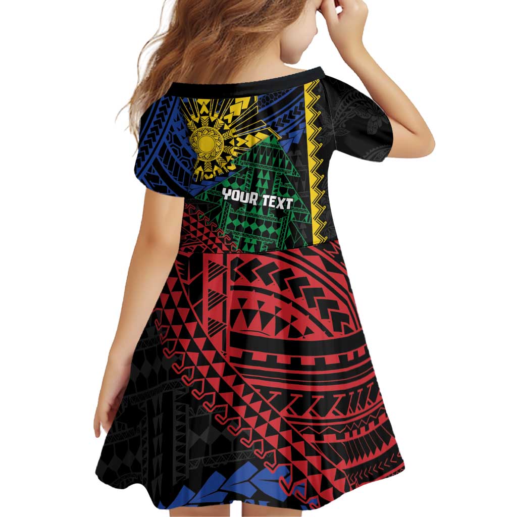 Personalised Philippines Christmas Family Matching Puletasi and Hawaiian Shirt Xmas Tree Filipino Tribal Patterns DT05 - Polynesian Pride