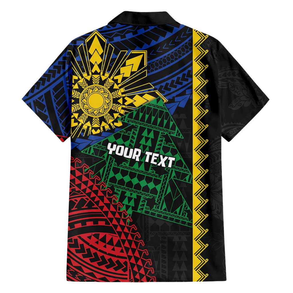 Personalised Philippines Christmas Family Matching Puletasi and Hawaiian Shirt Xmas Tree Filipino Tribal Patterns DT05 - Polynesian Pride