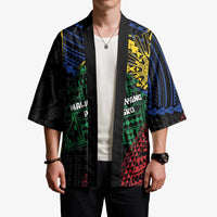 Personalised Philippines Christmas Kimono Xmas Tree Filipino Tribal Patterns - Polynesian Pride