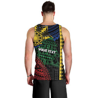 Personalised Philippines Christmas Men Tank Top Xmas Tree Filipino Tribal Patterns - Polynesian Pride