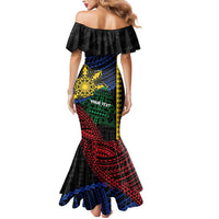 Personalised Philippines Christmas Mermaid Dress Xmas Tree Filipino Tribal Patterns - Polynesian Pride
