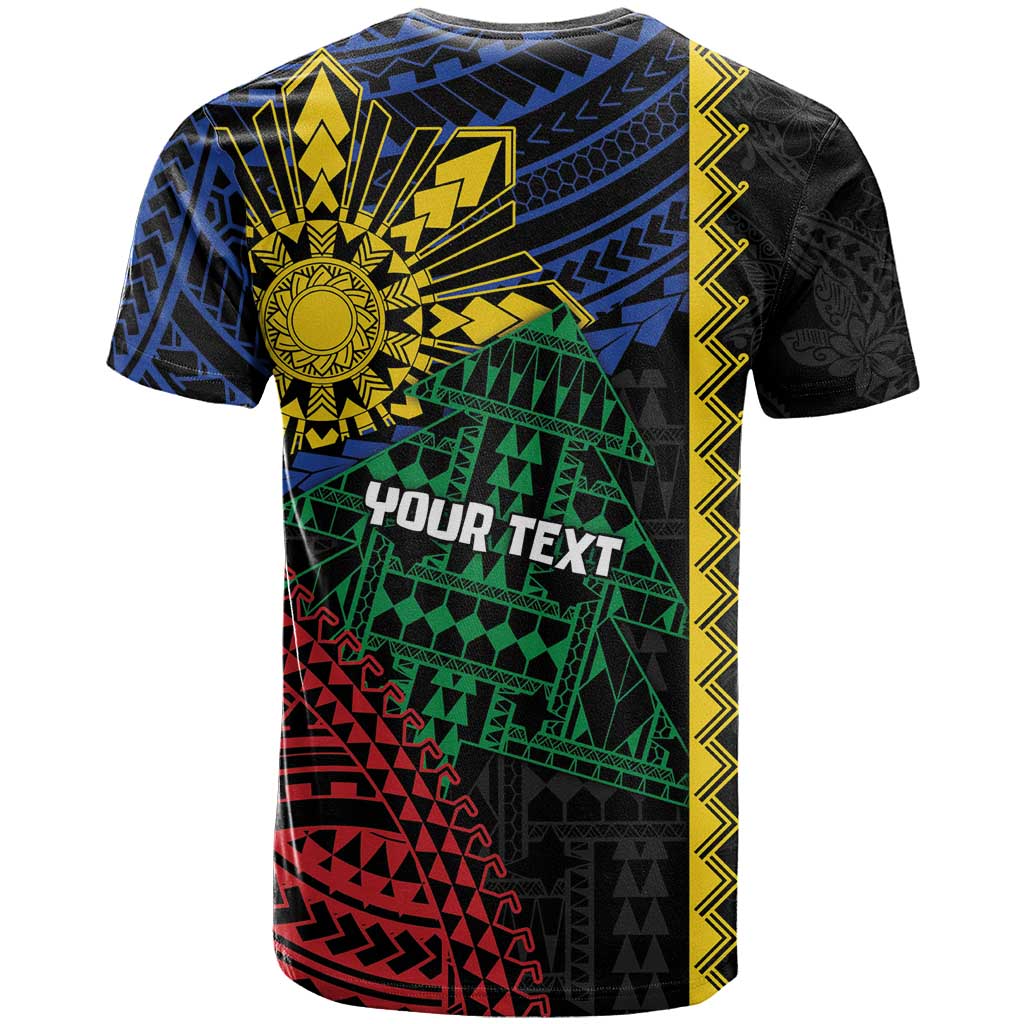 Personalised Philippines Christmas T Shirt Xmas Tree Filipino Tribal Patterns DT05 - Polynesian Pride